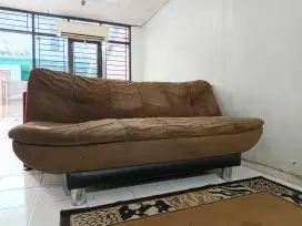 Sofa bed coklat