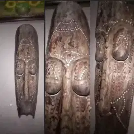 antik patung tua afrika uk 1 meter
