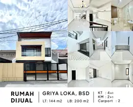 RUMAH BARU MODERN MINIMALIS DI GRIYA LOKA BSD (Win)