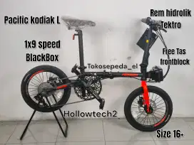 Pacific kodiak L 16+ inch rem hidrolik,hollowtech,edisi persija