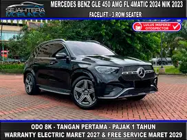 Facelift Bunga=4% Odo=8K PAJAK=1Tahun Mercedes Benz GLE450 AMG 2024