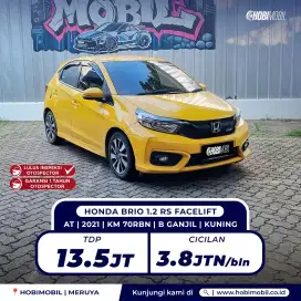 Honda brio rs at 2021 garansi 5 tahun