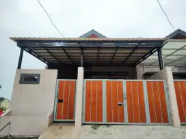Siap pasang kanopi dengan atap spandek dan alderon bahan berkualitas