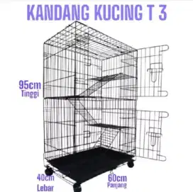 Jual kandang kucing 3tingkat