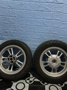 jual vlng scoopy new warna asli silver
