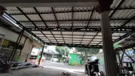Kanopi bajaringan atep spandek dan alderon anti pecah