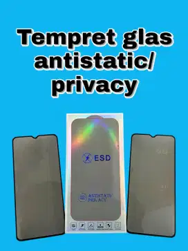 Tempret glas antistati/privacy dari esd untuk redmi
