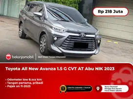 [LOW KM 8RB] Toyota All New Avanza 1.5 G CVT AT Abu 2023/2024