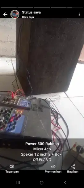 Mixer dan Power rakitan
