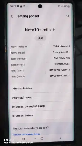 SAMSUNG NOTE 10 PLUS