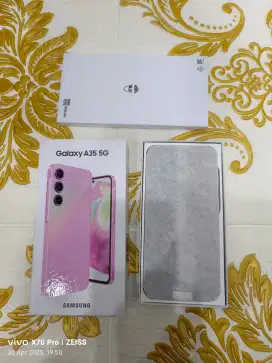 Samsung Galaxy A35 8/256gb ex Garansi resmi sein fullset original 