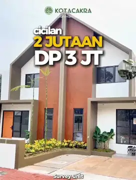 Keren DP 3jt All in Rumah Kota Cakra Tangerang Best Resort Living