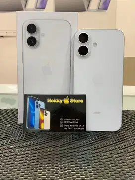 Iphone 16/256gb white garansi ibox April 2026 bh 100%