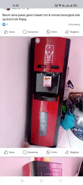 Dispenser galon bawah Miyako