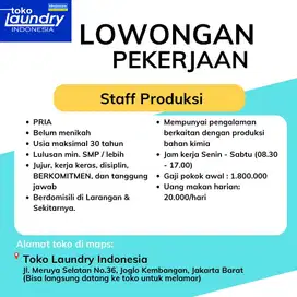 STAFF PRODUKSI PRIA