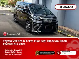 [LOW KM] Toyota Vellfire G ATPM TSS Pilot Seat Black 2022/2023