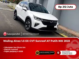 [LOW KM] Wuling Alvez 1.5 EX CVT Sunroof AT Putih 2023/2024