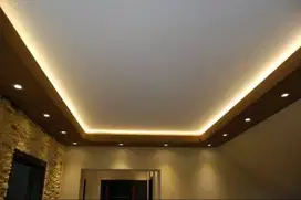 Wall Moulding Sekat Plafon Partisi PVC GRC Gypsum Jasa Tukang Pasang