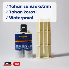 Lem AB besi super kuat tahan panas 100gram