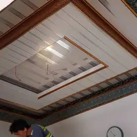 Plafon Partisi Jasa Tukang Pasang Wall Moulding Sekat PVC GRC Gypsum