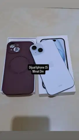 iPhone 15 128gb second mulus