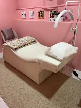 Kasur Tempat Tidur Kursi Eyelash Mewah Estetik
