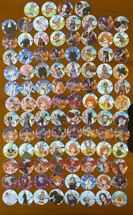 Tazos Chiki One Piece Set 100 Pcs