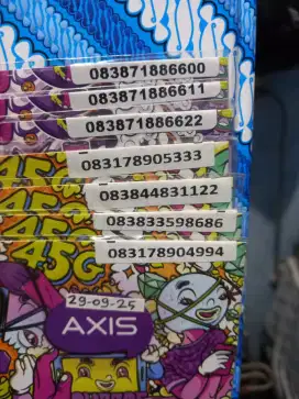 Axis nomor cantik