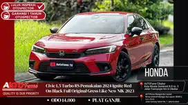 Honda All New Civic 1.5 Turbo RS Pemakaian 2024 Ignite Red NIK 2023