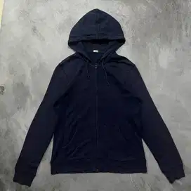 HOODIE UNIQLO JACKET NAVY SWEATSHIRT ORIGINAL