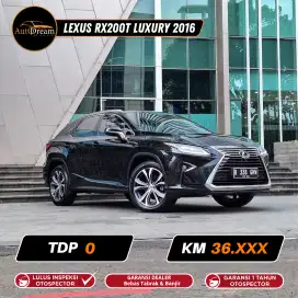 LOW KM 2016! Lexus RX200t Luxury 2.0 AT Hitam