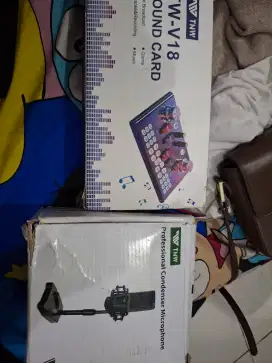 SOUND CARD PLUS CONDENSER MICROPHONE TNW
