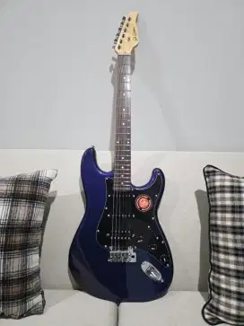 Gitar listrik JS nova 1 nebula ori limited mulus spt baru fullset sby