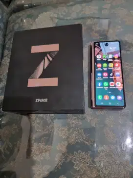 Samsung Z Fold 2 bronze ram 12/256gb garansi sein mulus fullset sby