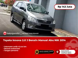 [ LOW KM ] Toyota Innova 2.0 J Bensin MT Manual Abu 2014/2015