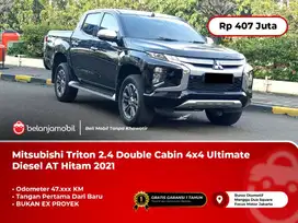 [ TANGAN 1 ] Mitsubishi Triton 2.4 DC 4x4 Ultimate AT Hitam 2021/2022