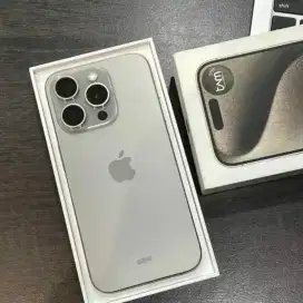 iPhone 15 Pro 128 GB
Warna Natural Titanium