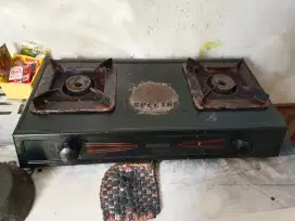 Kompor 2 Tungku + Tabung Gas