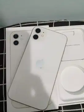 Iphone 11 64GB white fullset Bh 82% Original iBox