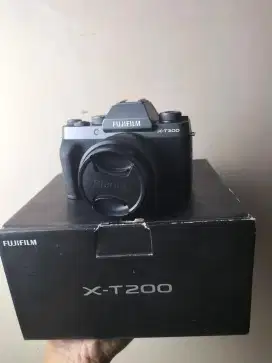 Fujifilm Xt200 Kit Fullshet Box Lengkap