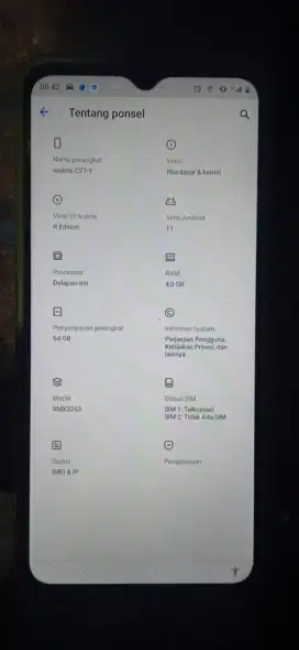 Realme c21y ram 4