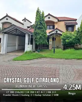 Rumah Siap Huni Mewah Terawat Crystal Golf Citraland