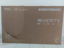 TCL 55 inchi GoogleTV Netflix YouTube Digital BARU Garansi Resmi