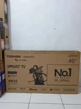 TOSHIBA AndroidTV 40 inch. 100% Gres pabrik, bisa COD & Setting