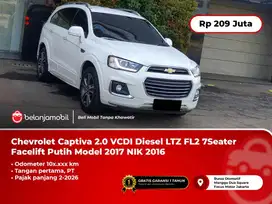 [PAJAK PANJANG ] Chevrolet Captiva 2.0 VCDI Diesel LTZ Putih 2016 2017