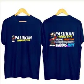Kaos custum bahan lembut