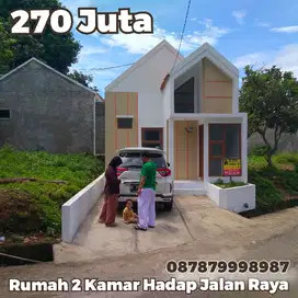 Rumah 2 Kamar Hadap Jalan Raya di Cileunyi Bandung