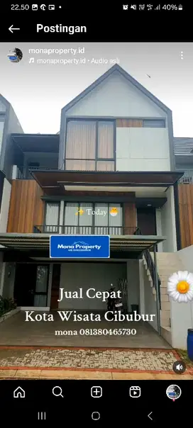 Cluster Baru di Kota Wisata Cibubur