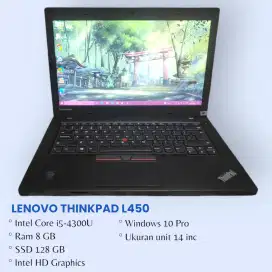 Laptop Thinkpad L450 Ram 8GB Core i5