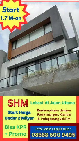 Luxury Home & Lokasi di Jalan Utama, SHM, Super Strategis, 1,7 M-an